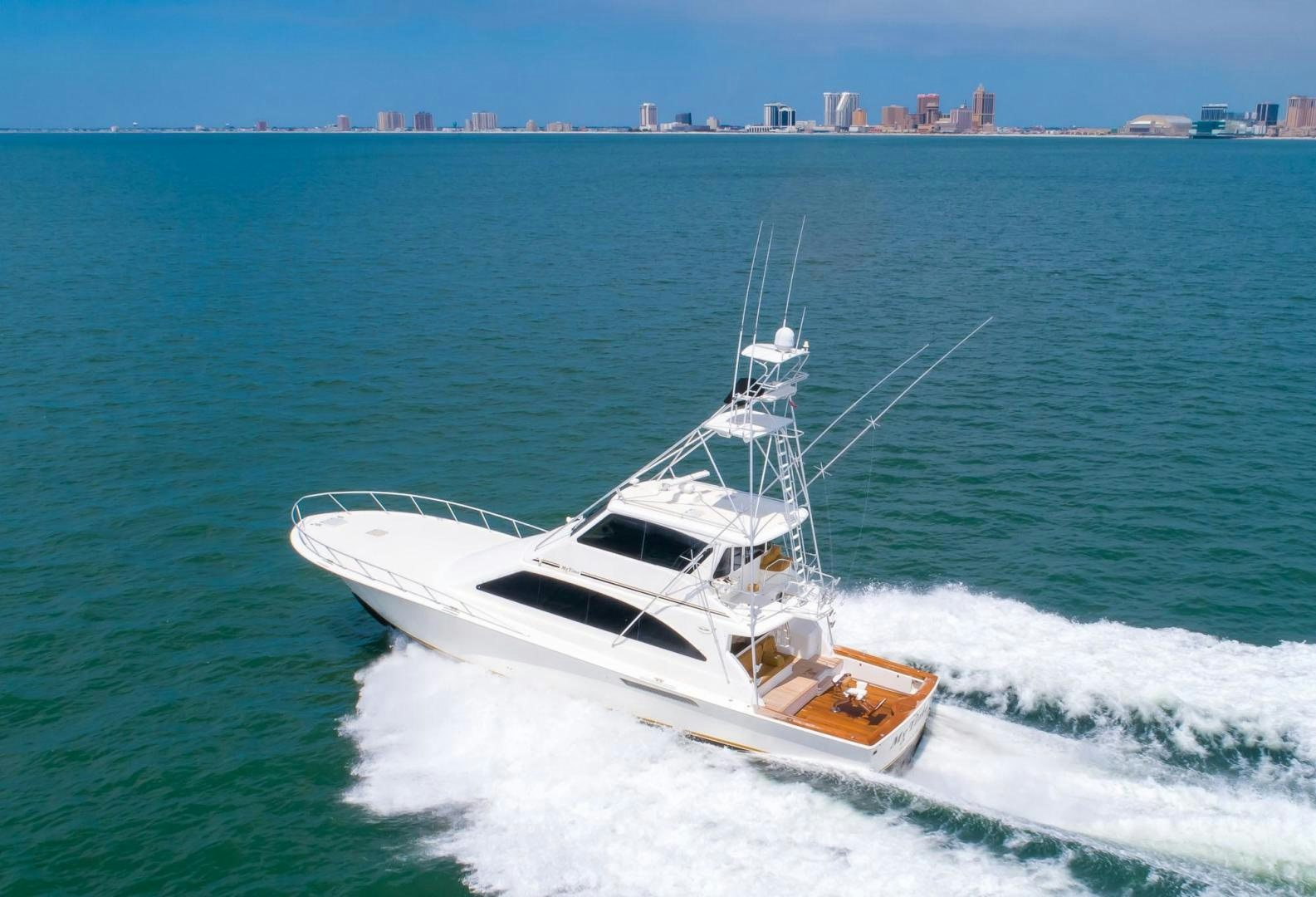 a boat on the water aboard My Time Yacht for Sale