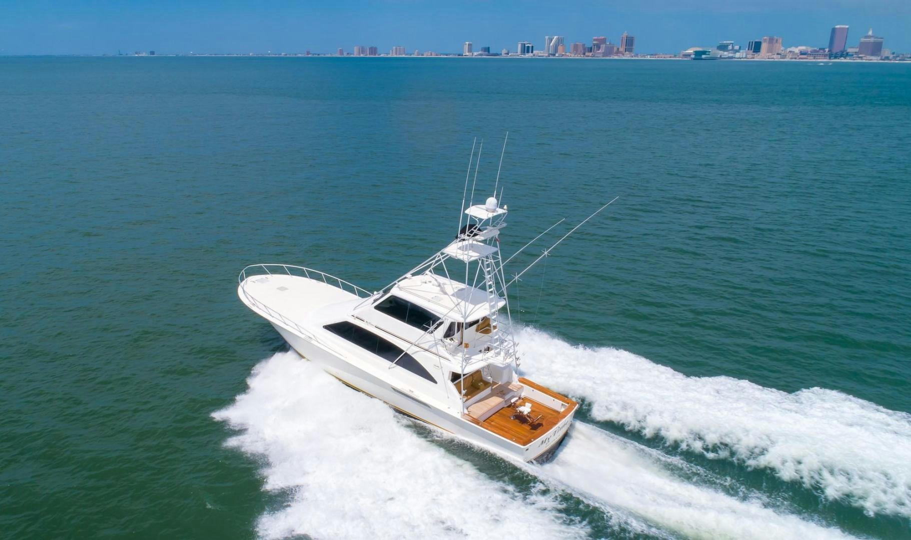 a boat on the water aboard My Time Yacht for Sale