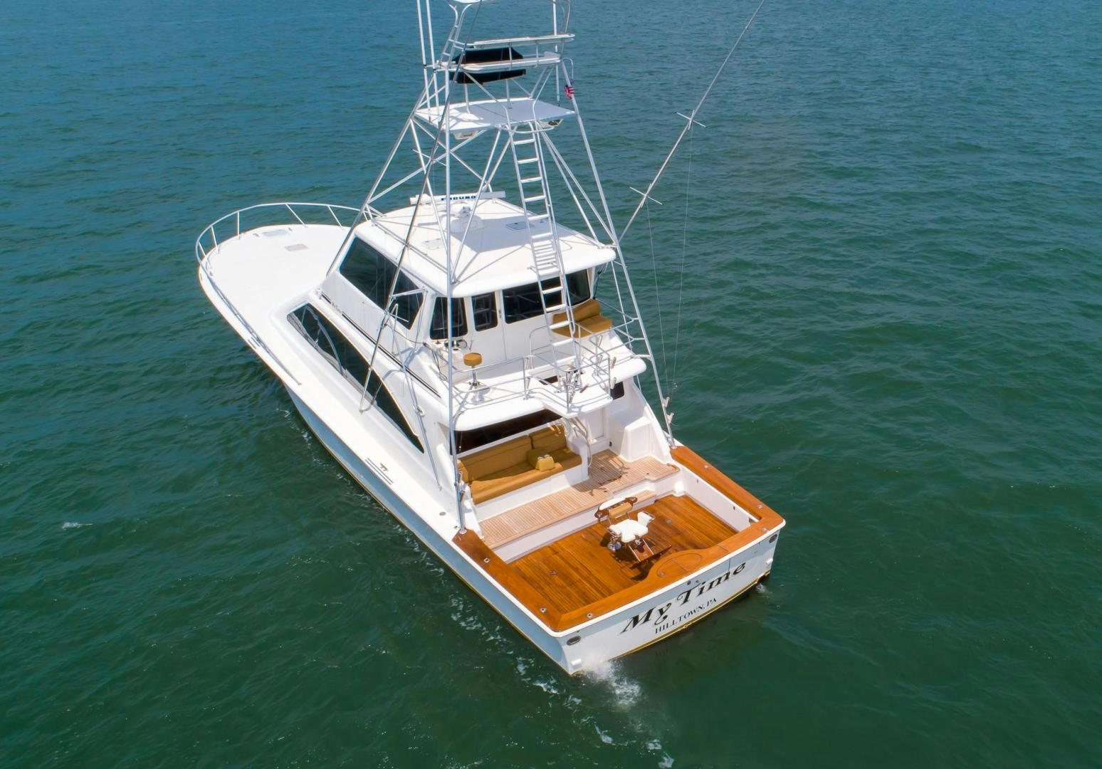 a boat in the water aboard My Time Yacht for Sale