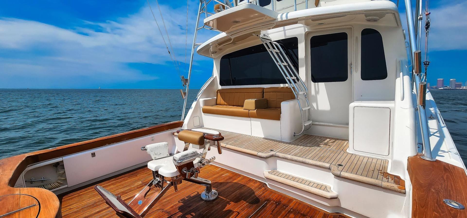 a boat on the water aboard My Time Yacht for Sale