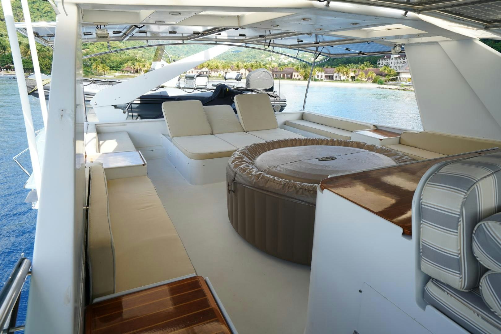 a boat on the water aboard GOLDEN RULE Yacht for Sale