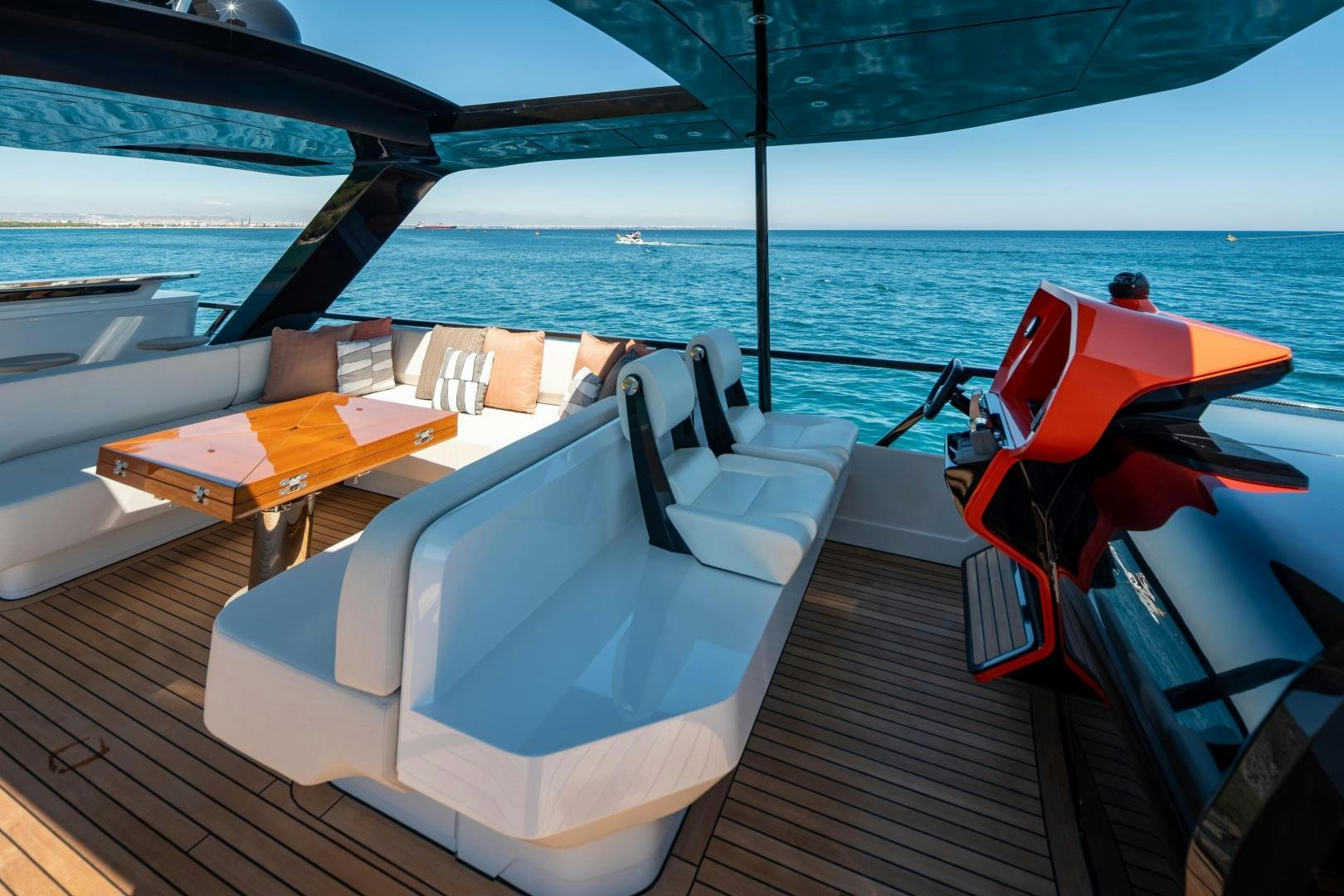 a boat on the water aboard EDGE   NB 201 Yacht for Sale