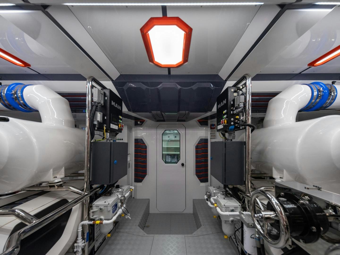 a close-up of a machine aboard EDGE   NB 201 Yacht for Sale