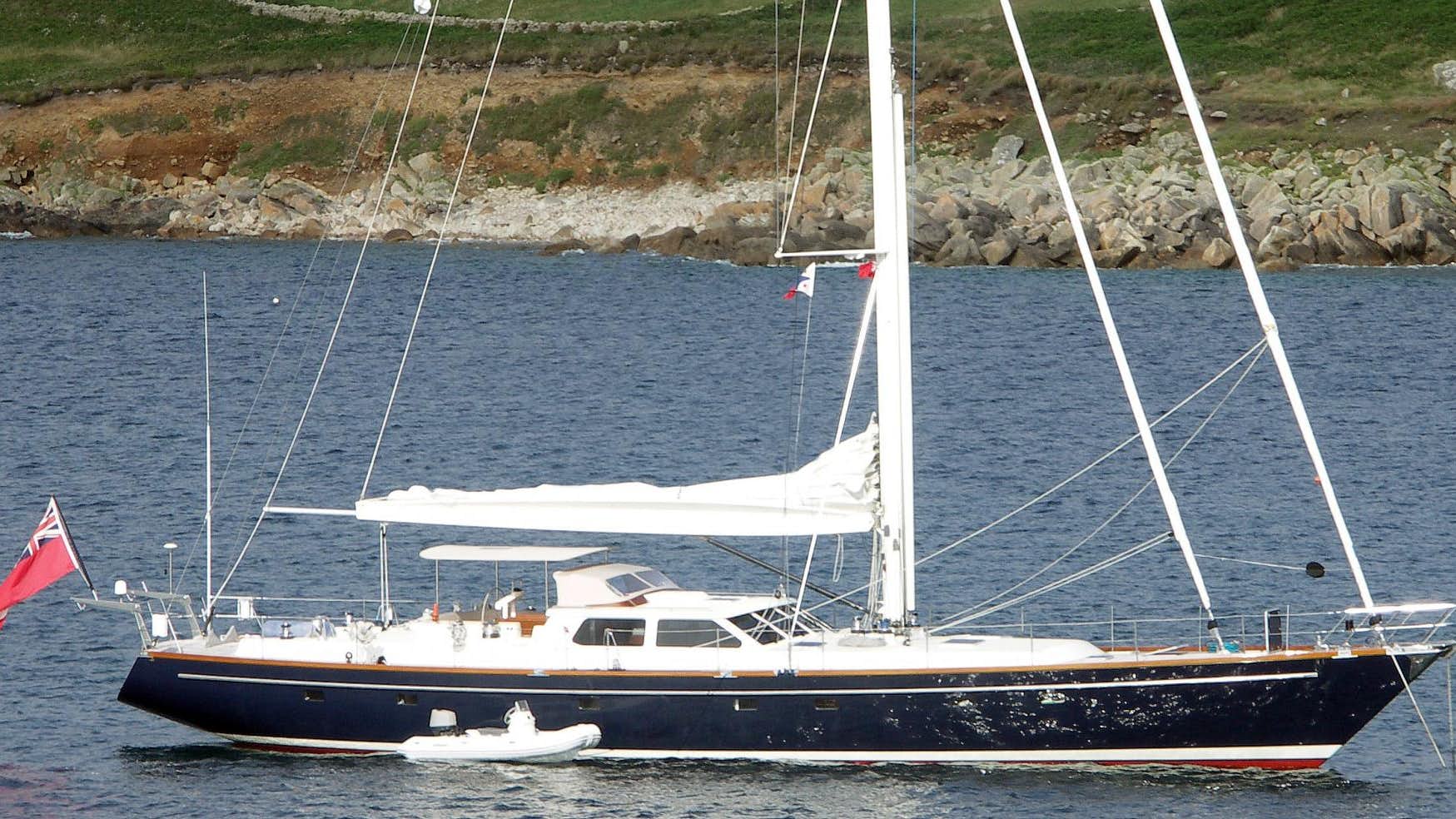 a boat on the water aboard ADJUTOR Yacht for Sale
