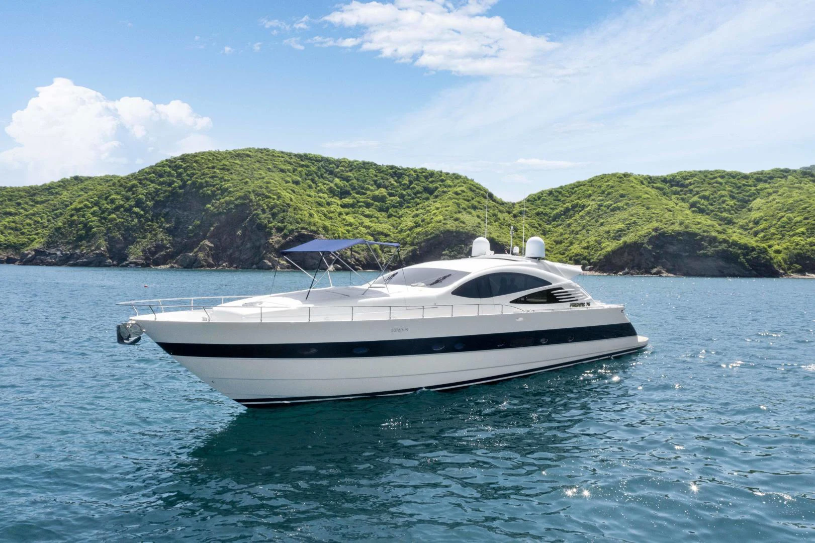 a boat in the water aboard DENISE Yacht for Sale