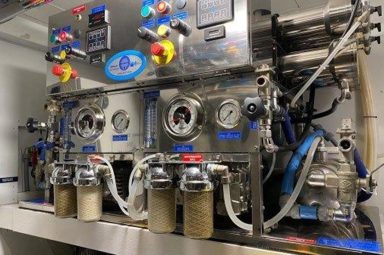 a machine with wires and buttons aboard YES Yacht for Sale