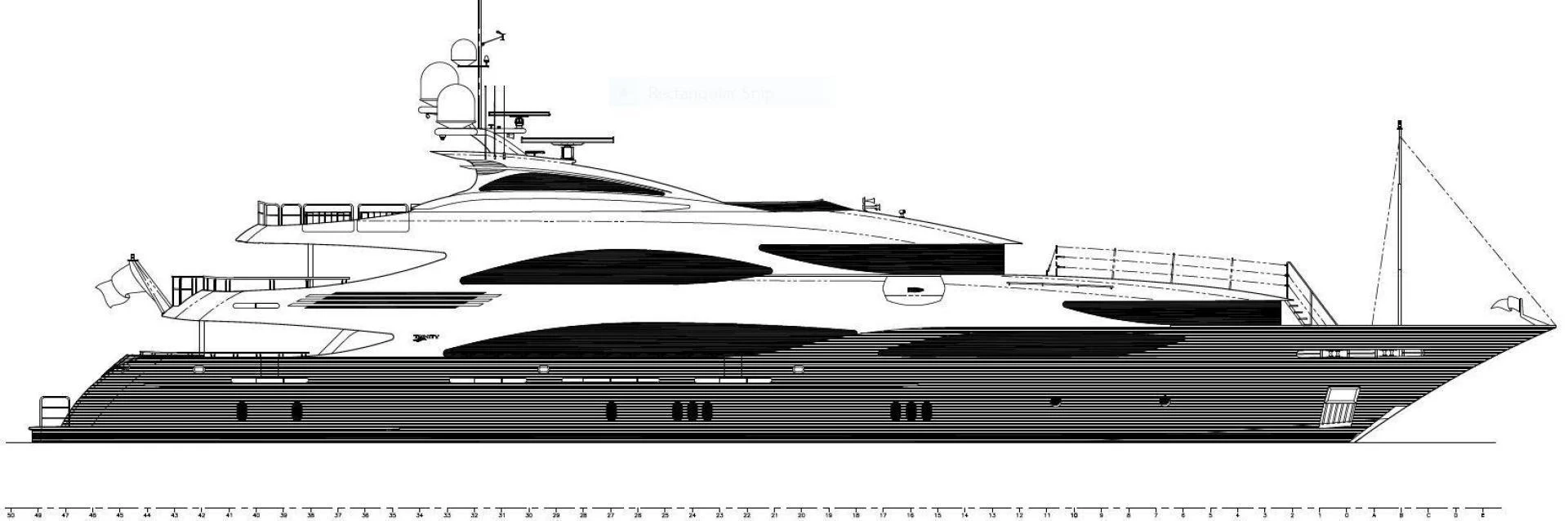 graphical user interface aboard TRINITY T052 Yacht for Sale
