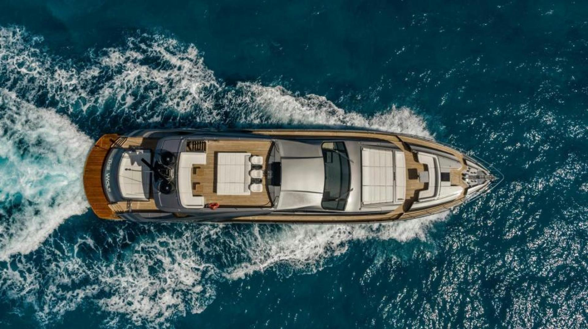 a space ship in the ocean aboard MARCHELLY Yacht for Sale