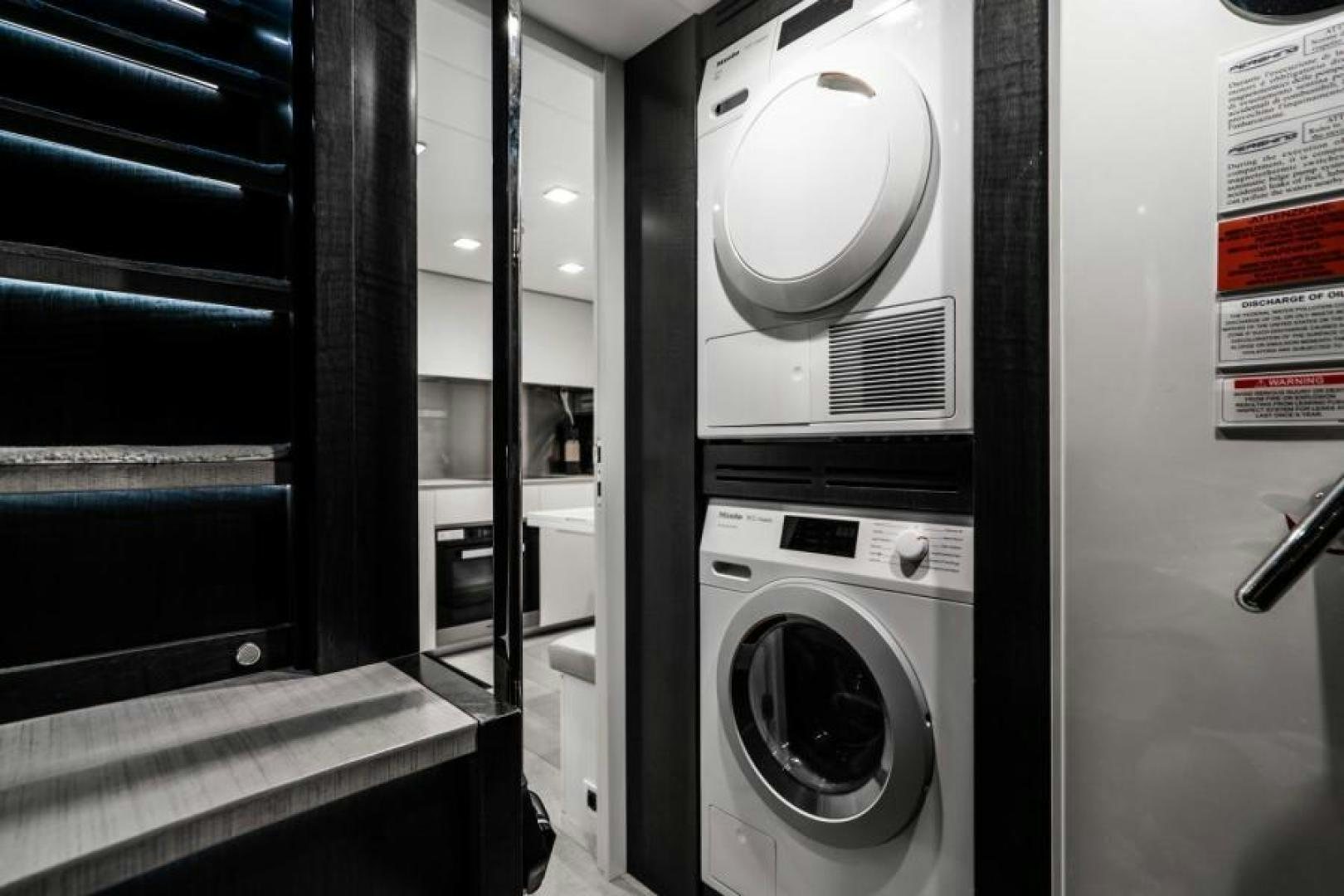 a machine in a room aboard MARCHELLY Yacht for Sale