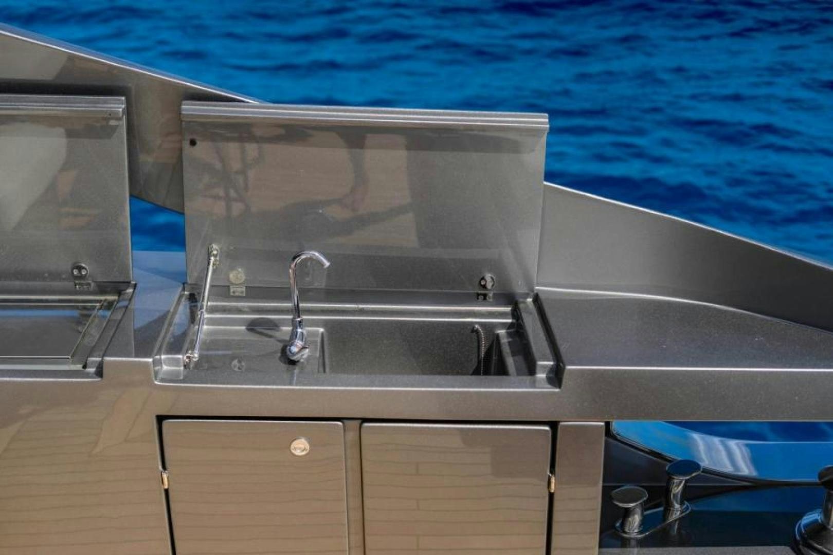 a metal object on a boat aboard MARCHELLY Yacht for Sale