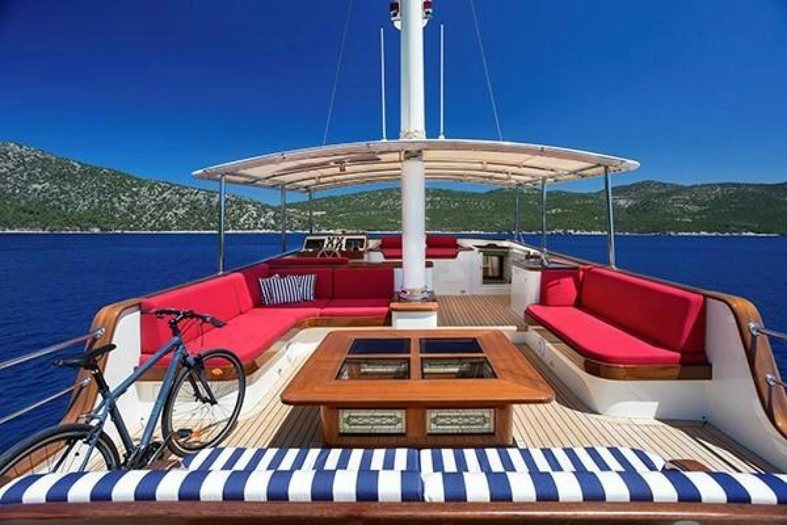 a boat on the water aboard DARWIN Yacht for Sale