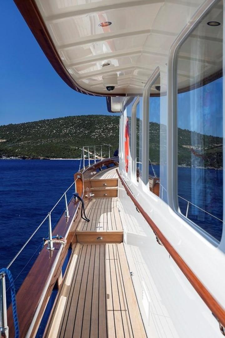 a boat on the water aboard DARWIN Yacht for Sale