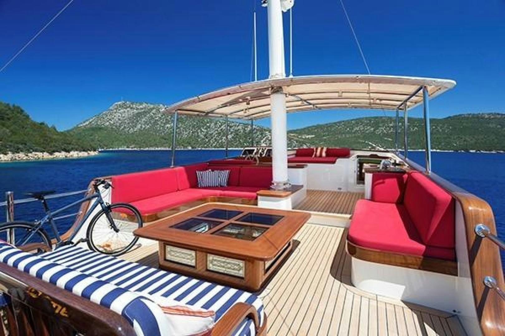 a boat on the water aboard DARWIN Yacht for Sale