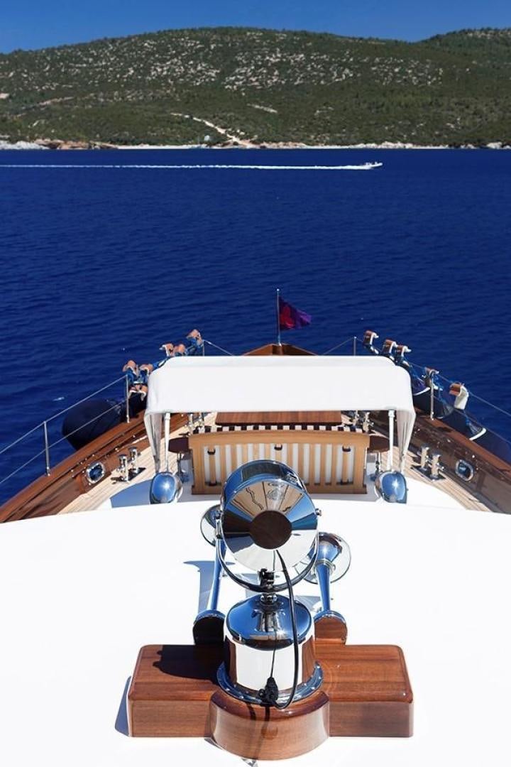 a boat on the water aboard DARWIN Yacht for Sale