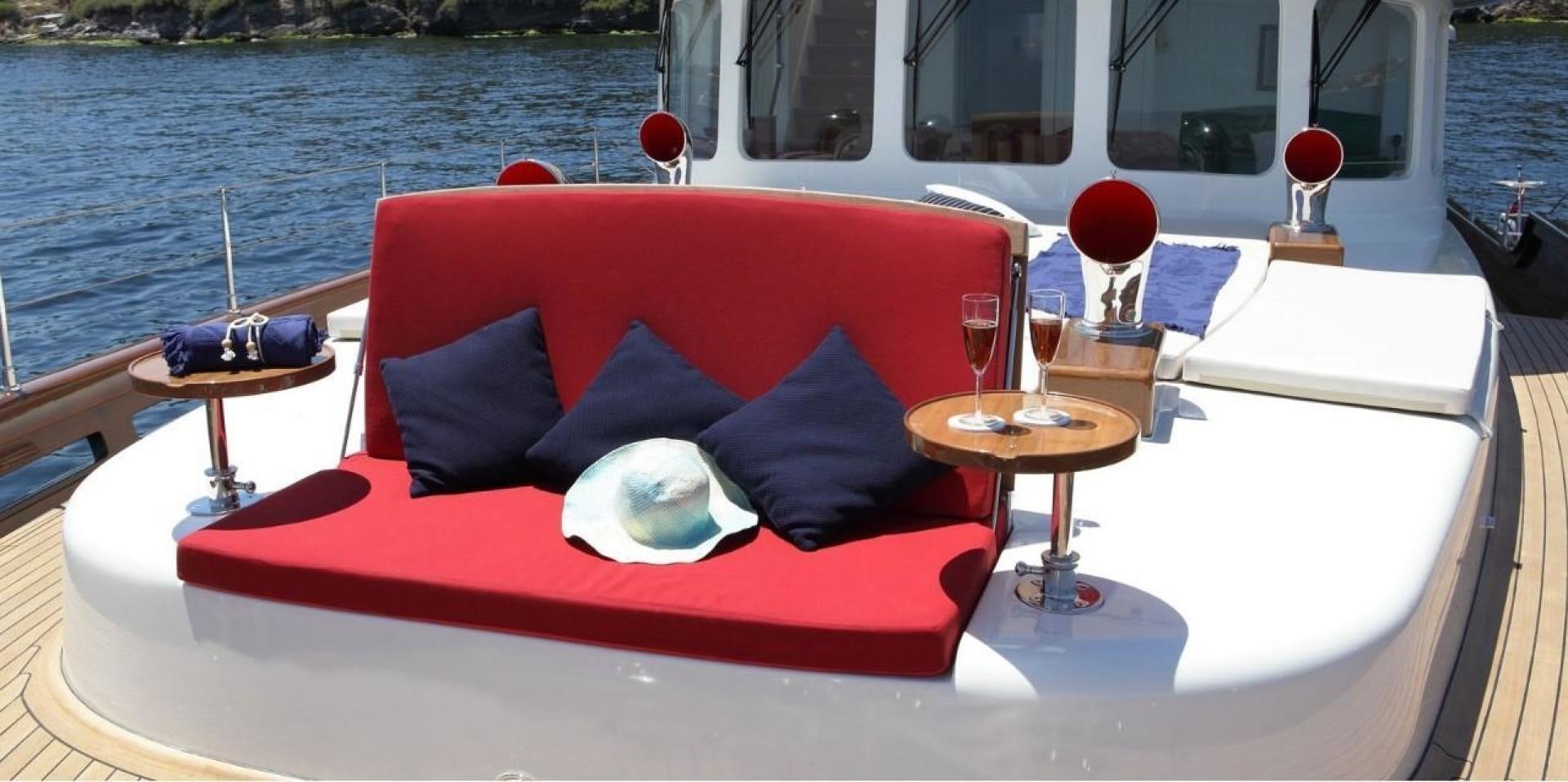 a boat on the water aboard DARWIN Yacht for Sale