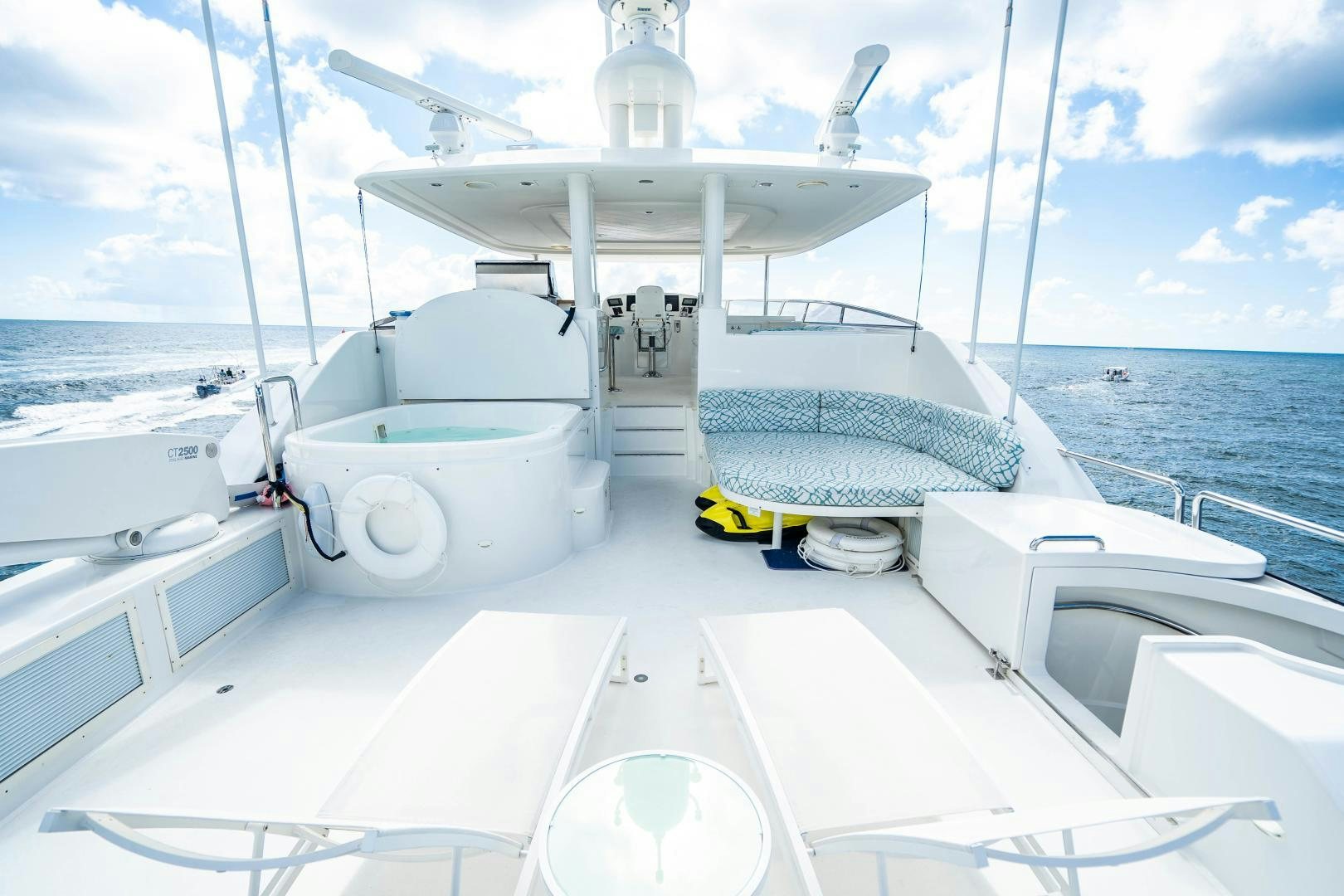 a boat on the water aboard WILD KINGDOM Yacht for Sale