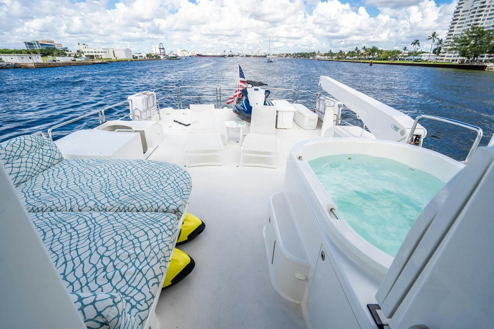 a boat on the water aboard WILD KINGDOM Yacht for Sale