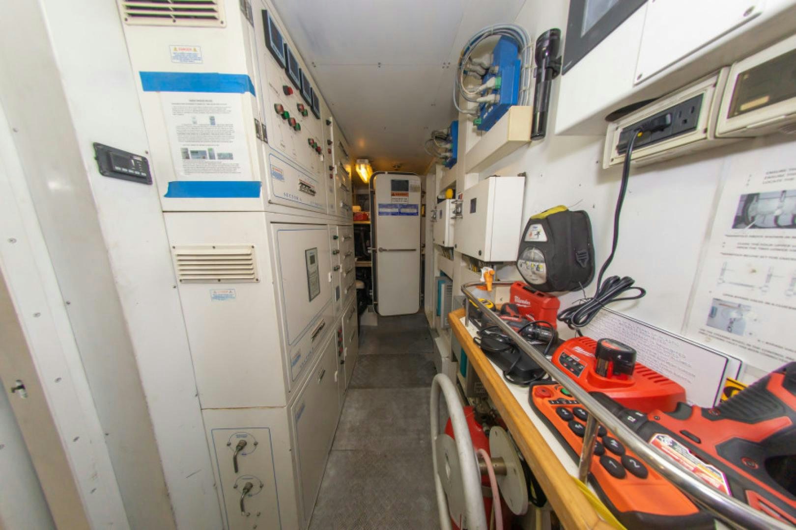a room with equipment and equipment aboard ADAR Yacht for Sale