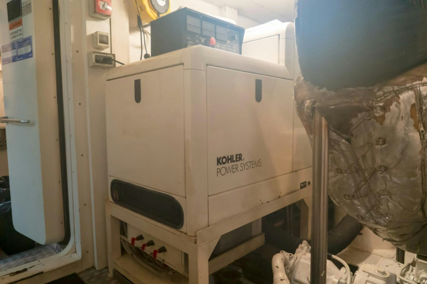 a machine in a factory aboard ADAR Yacht for Sale