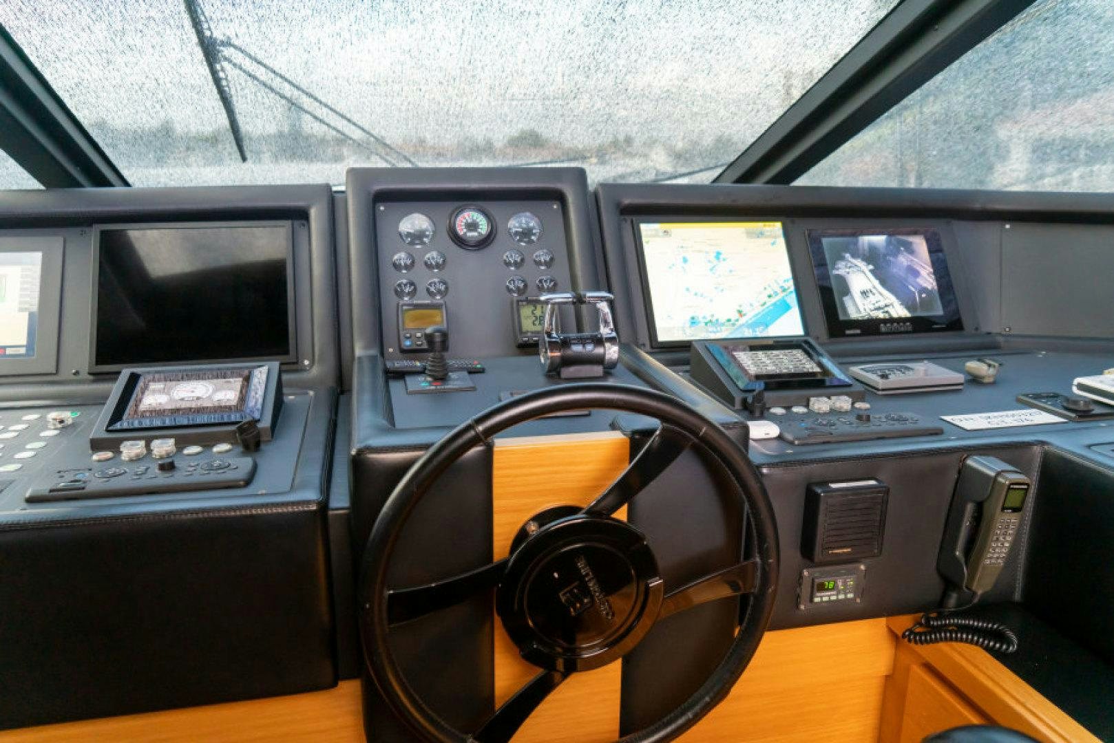 inside of a car aboard ADAR Yacht for Sale