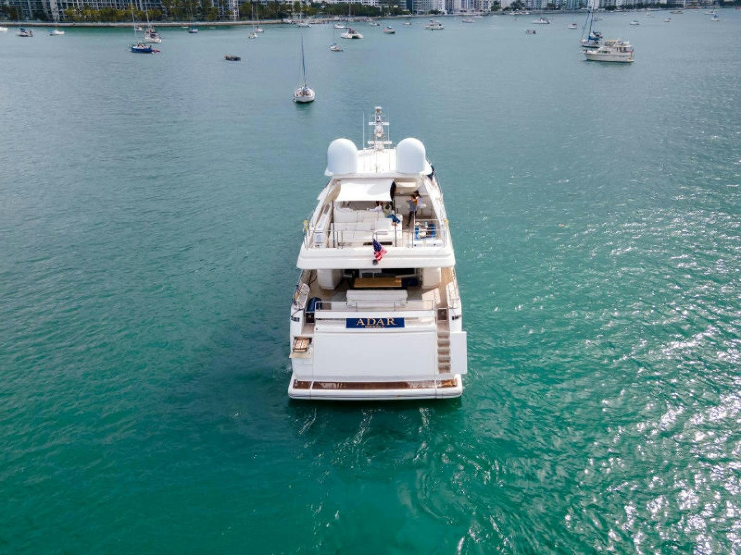 a boat in the water aboard ADAR Yacht for Sale