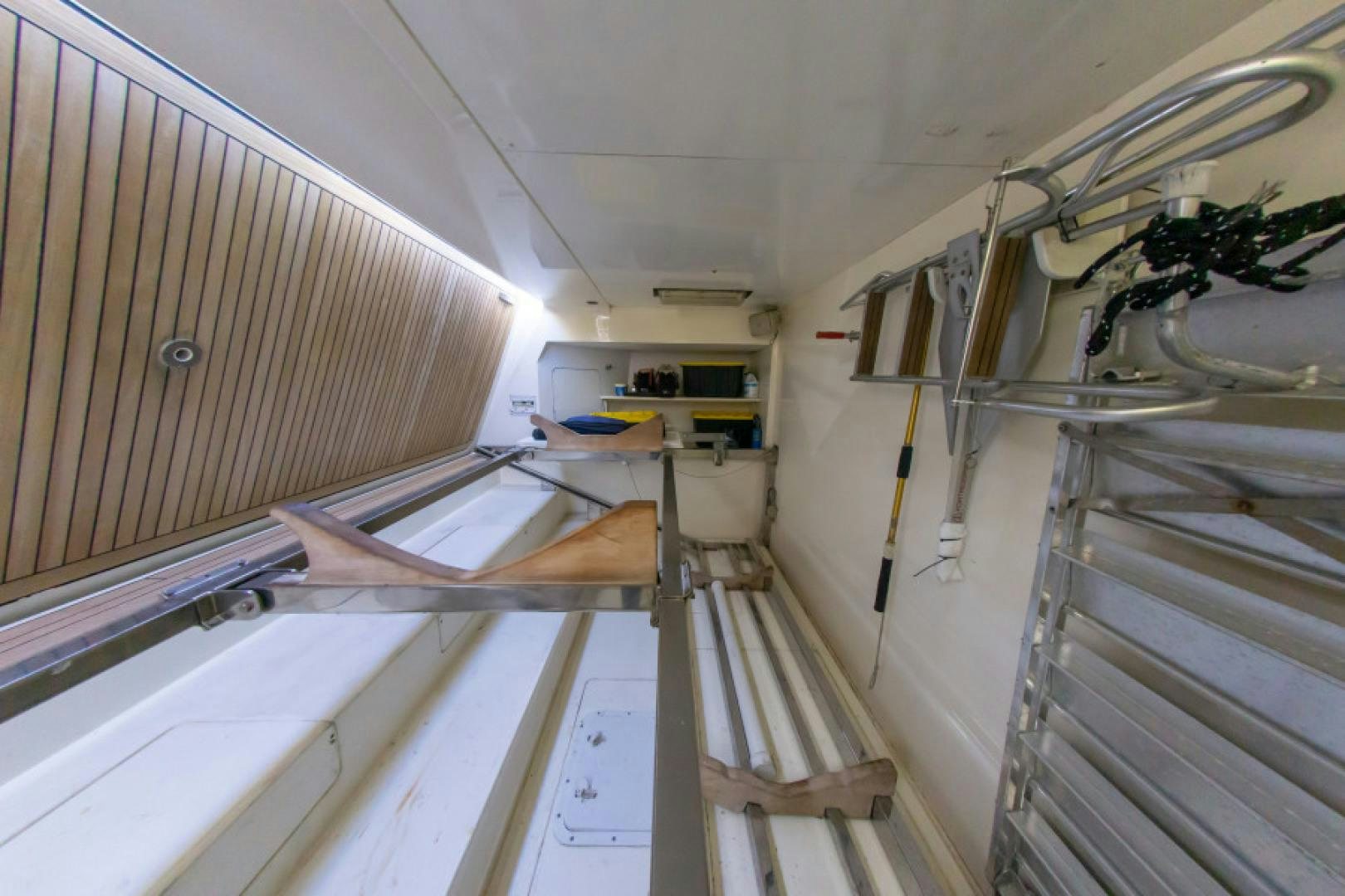 a room with a large metal object aboard ADAR Yacht for Sale