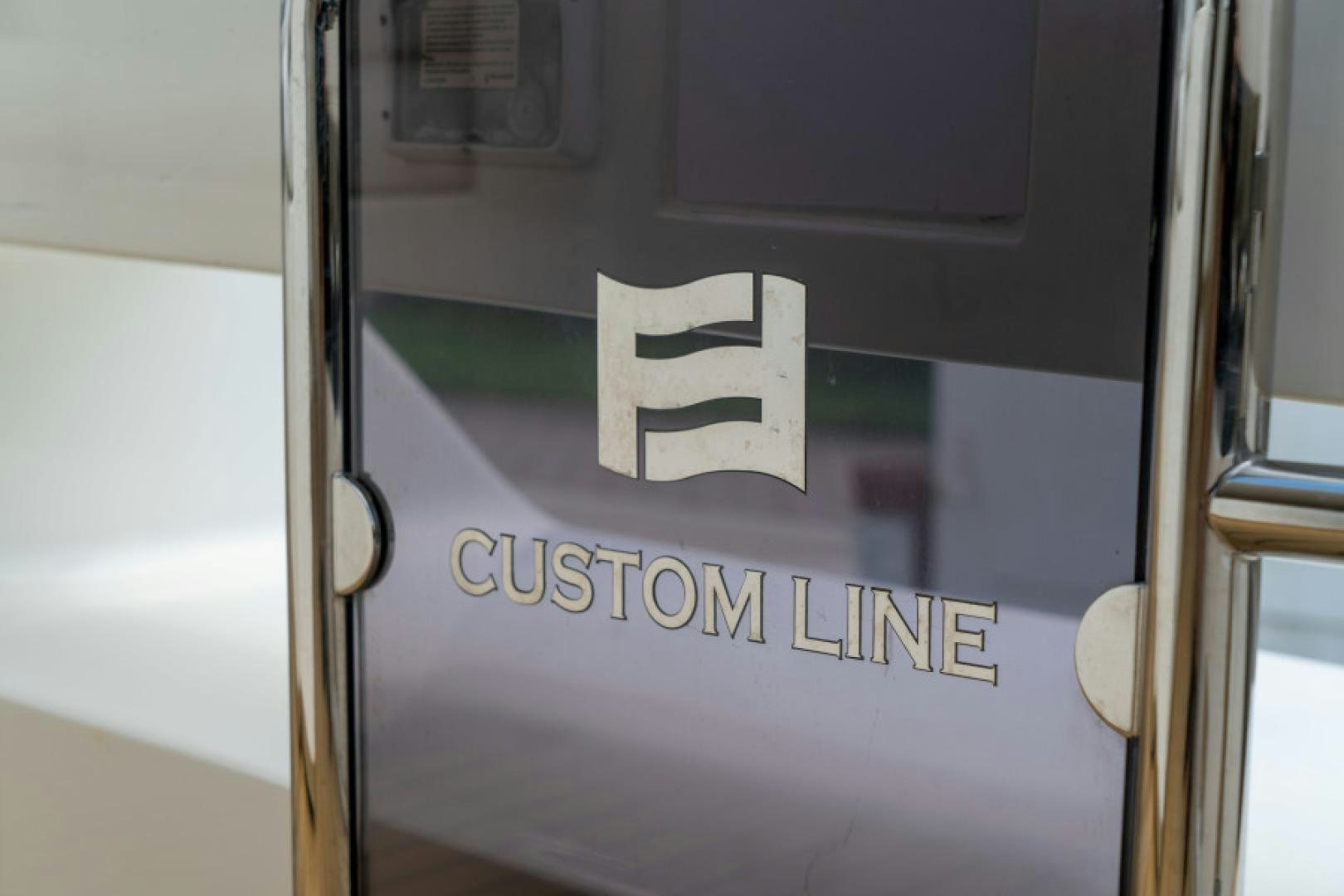 a sign on a door aboard ADAR Yacht for Sale