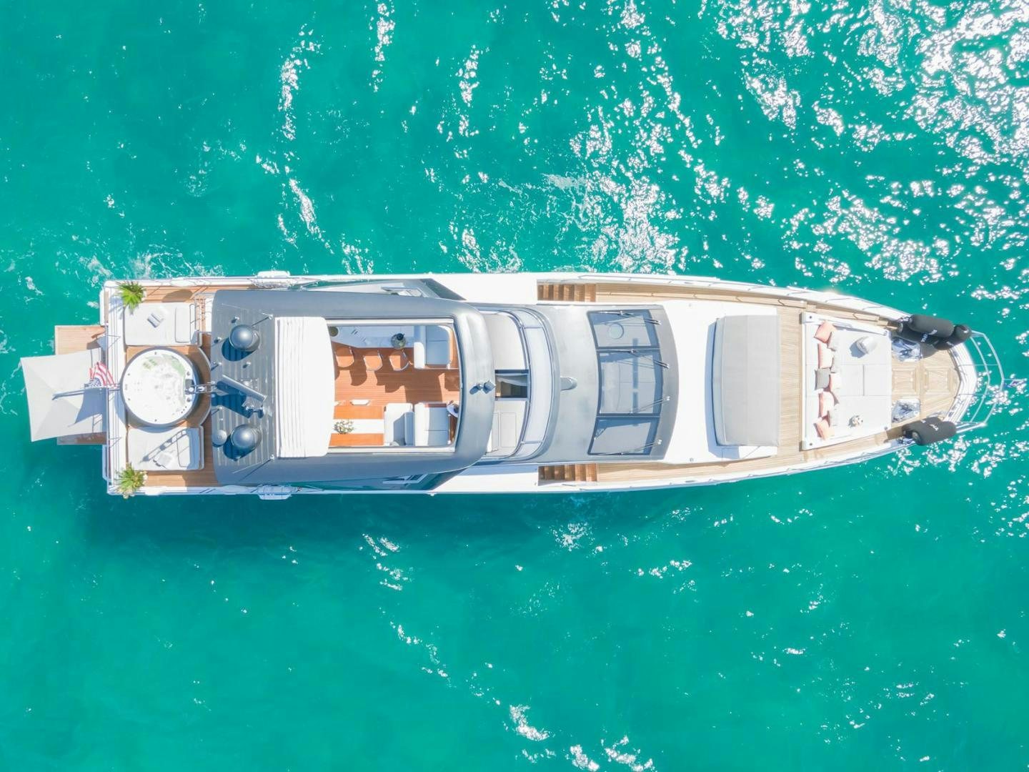 a boat in the water aboard RINA Yacht for Sale