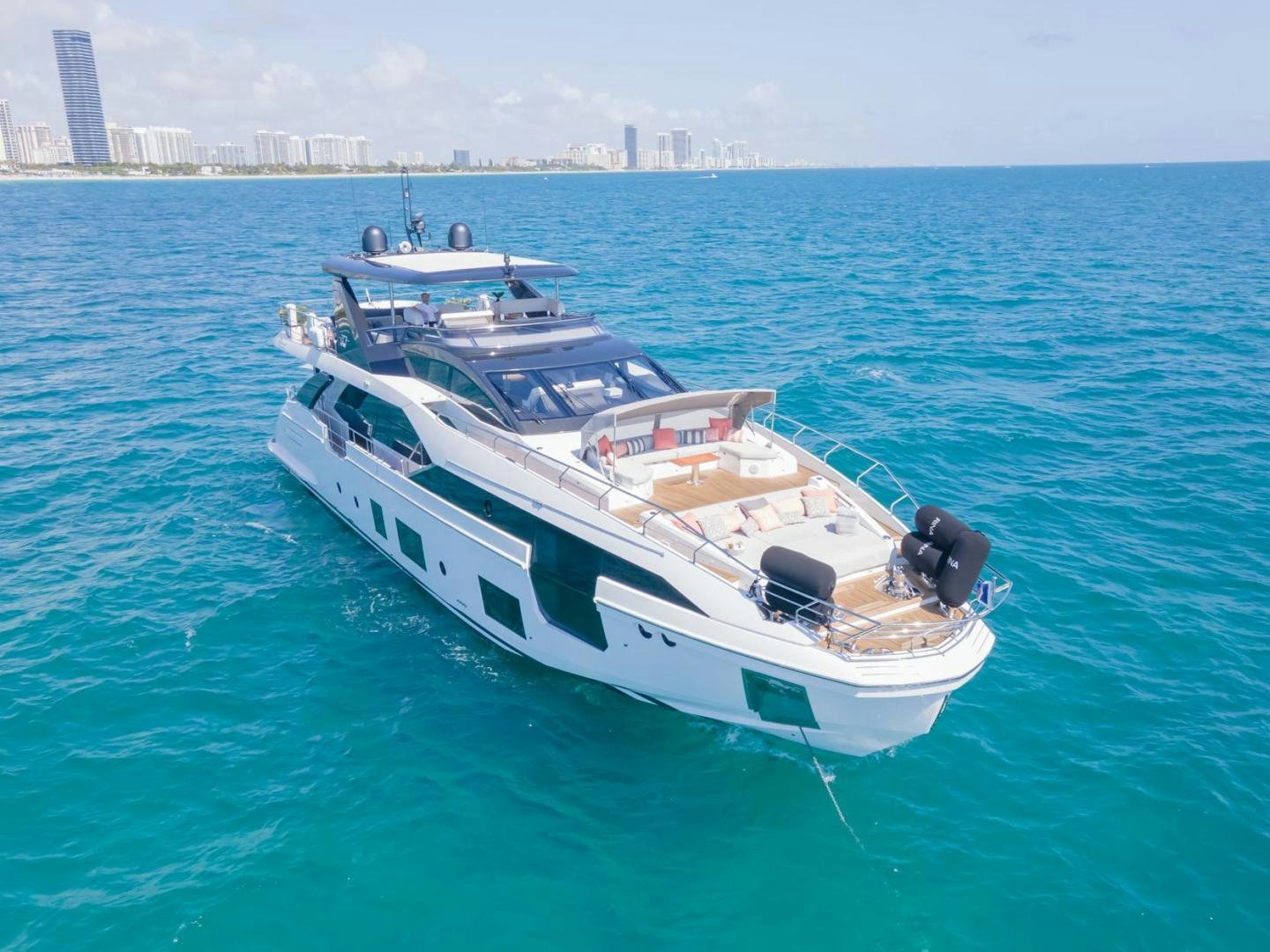 a boat in the water aboard RINA Yacht for Sale