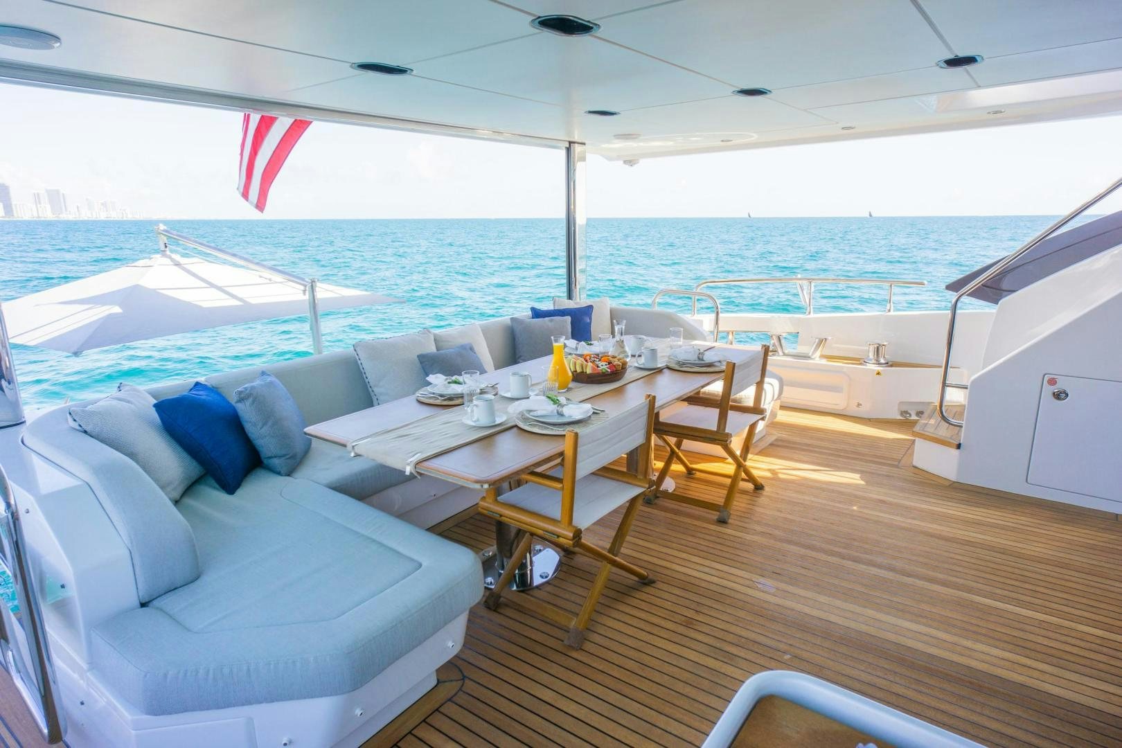 a boat on the water aboard RINA Yacht for Sale