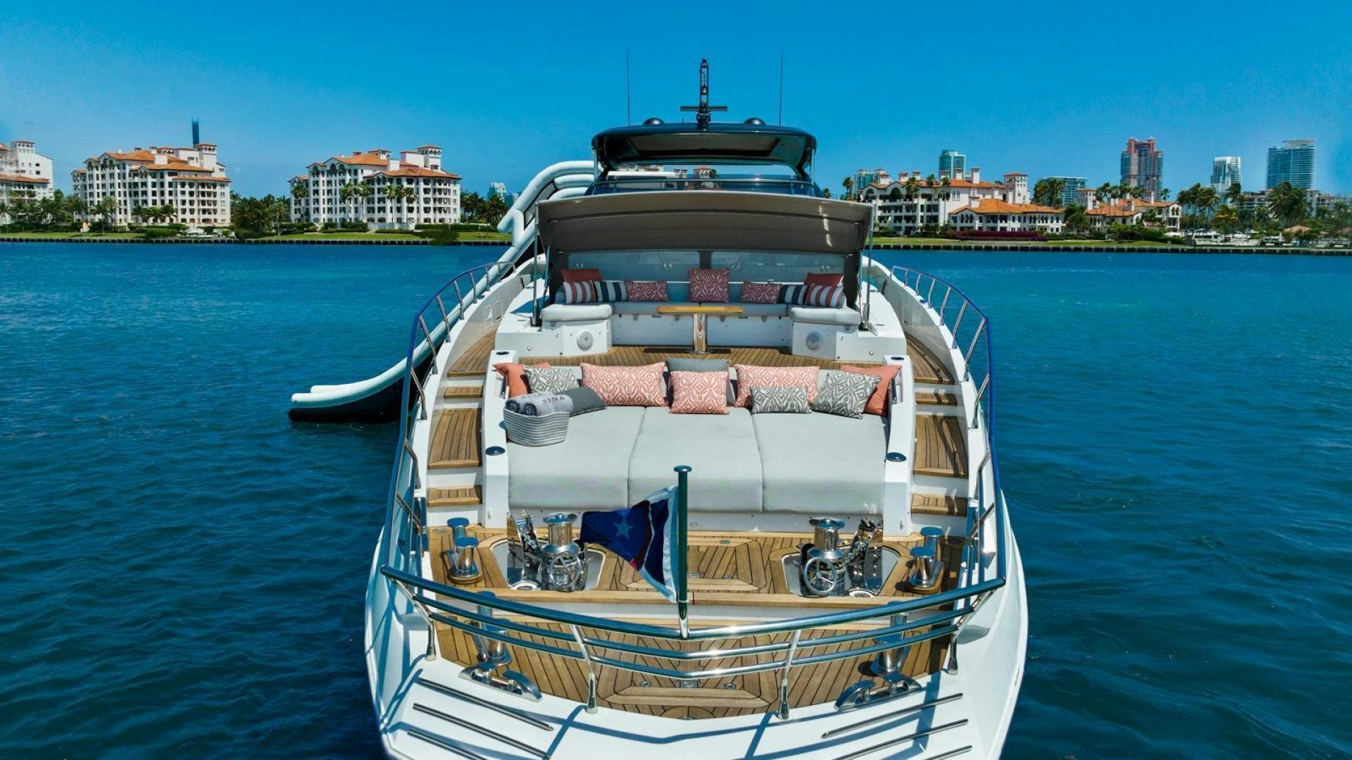a boat on the water aboard RINA Yacht for Sale