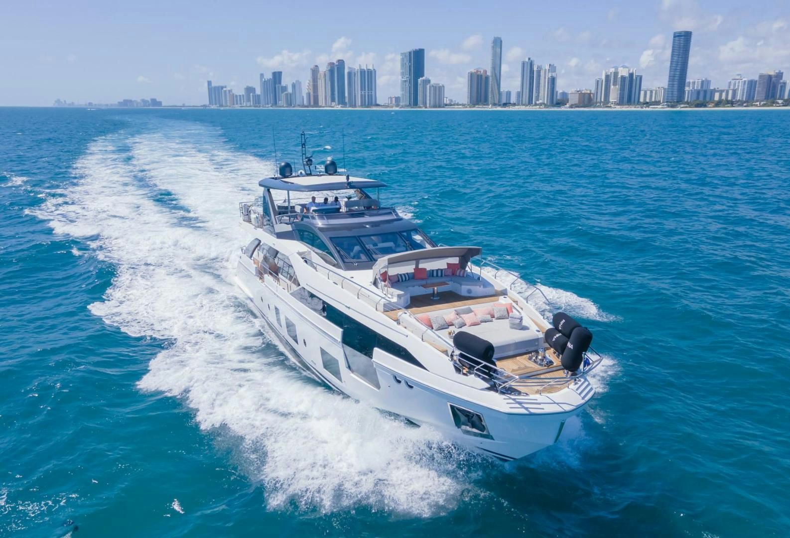 a boat on the water aboard RINA Yacht for Sale