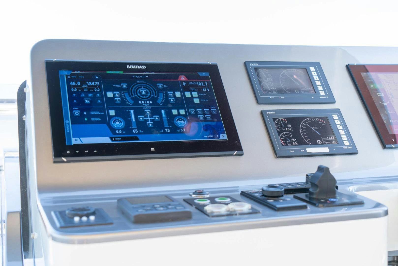 a computer with a few components aboard RINA Yacht for Sale