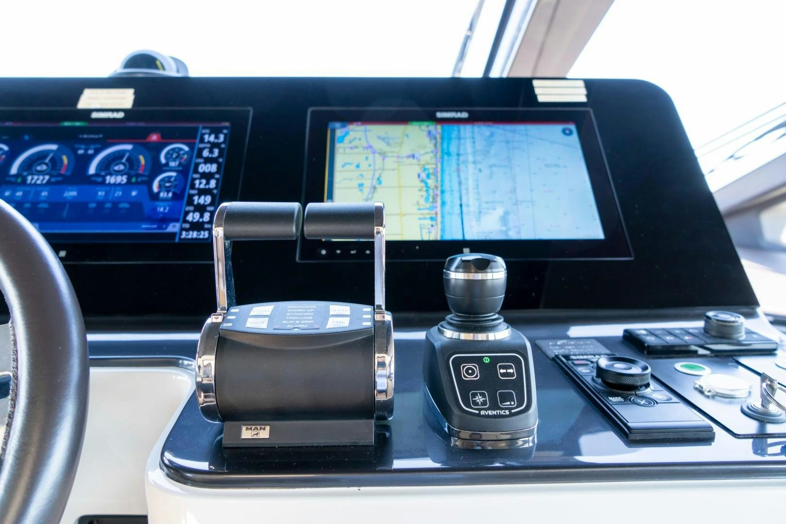 a machine on the counter aboard RINA Yacht for Sale