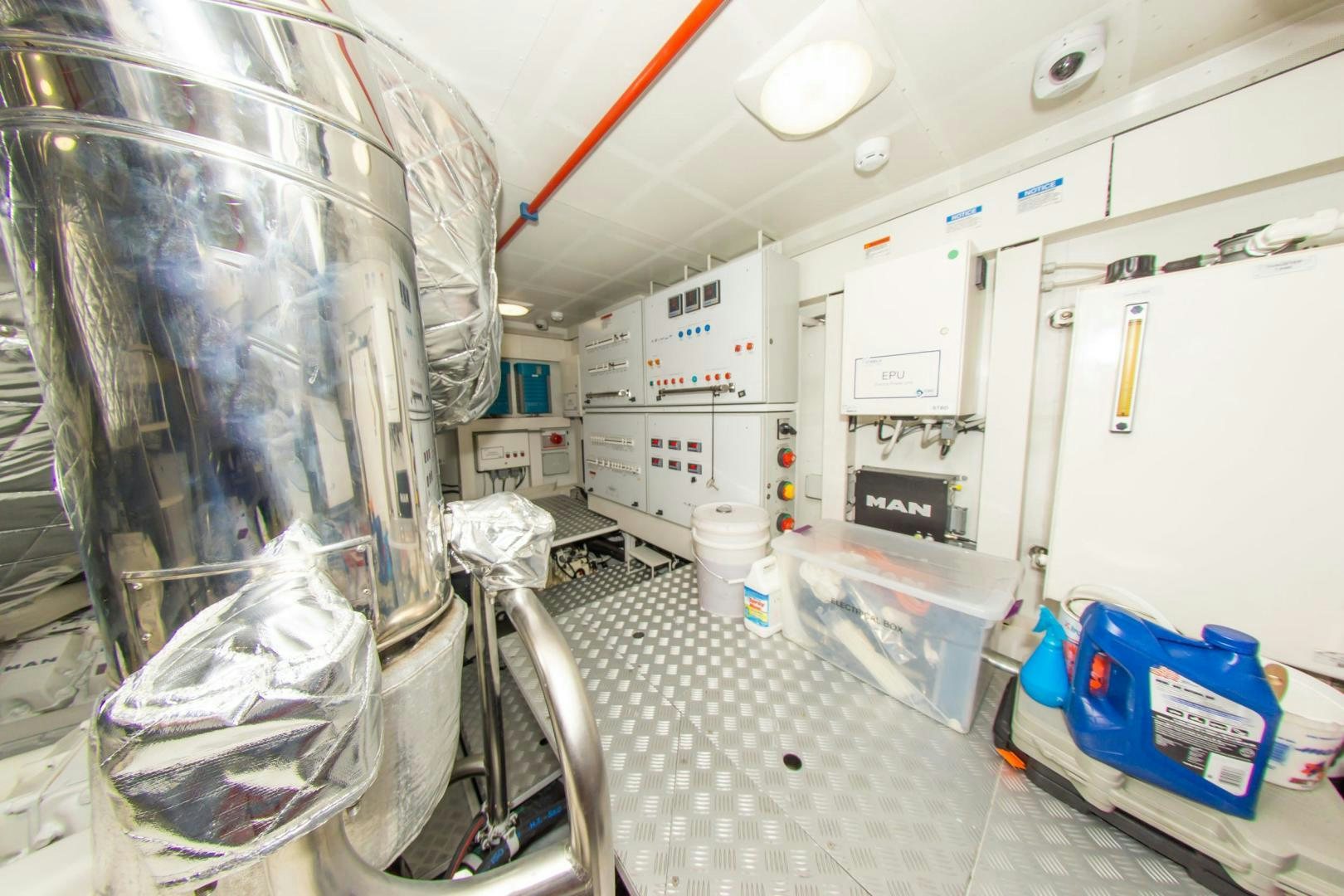 a room with medical equipment aboard RINA Yacht for Sale