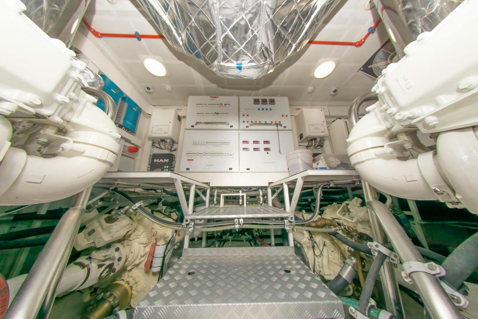 a close-up of a room aboard RINA Yacht for Sale