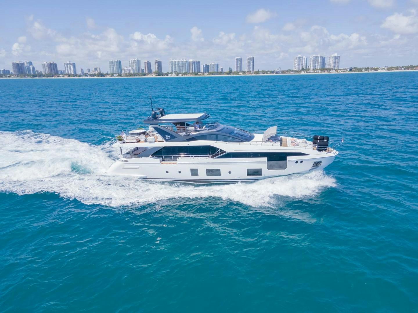 a boat on the water aboard RINA Yacht for Sale