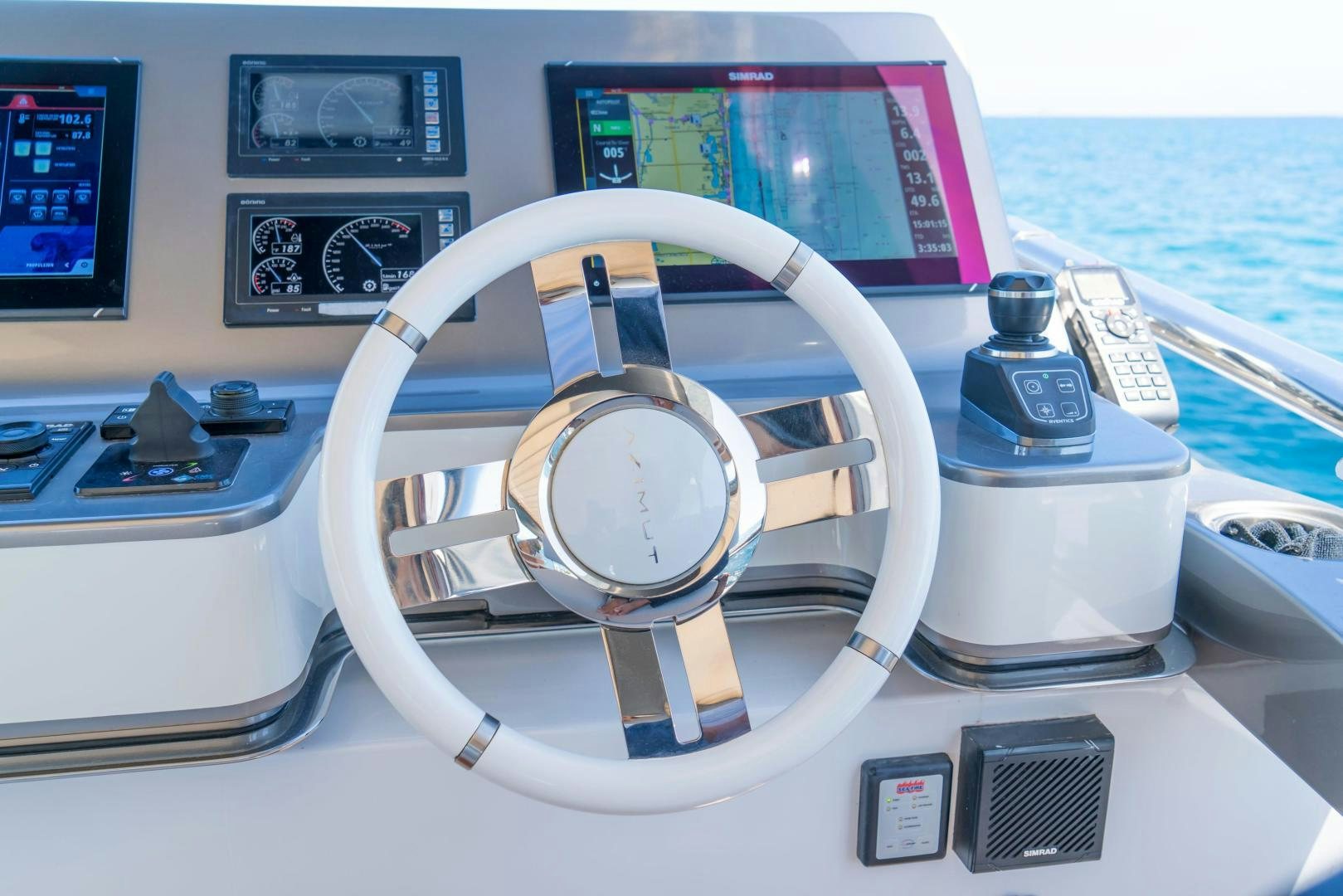 a close-up of a machine aboard RINA Yacht for Sale