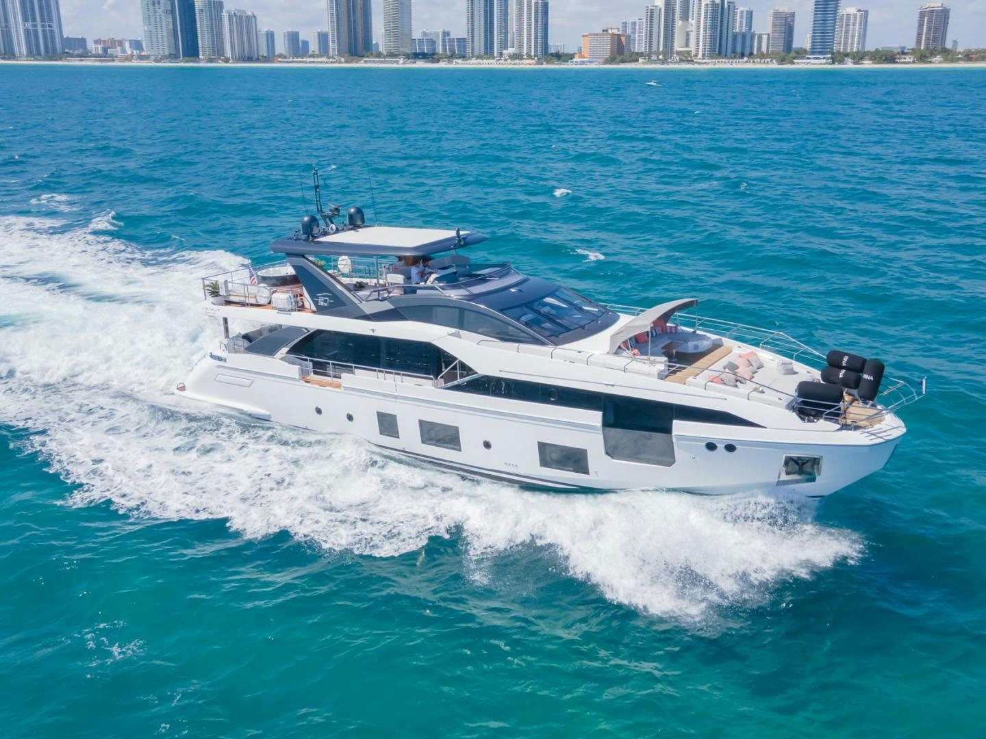 a boat on the water aboard RINA Yacht for Sale
