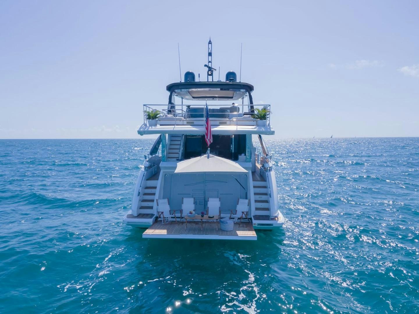 a boat in the water aboard RINA Yacht for Sale