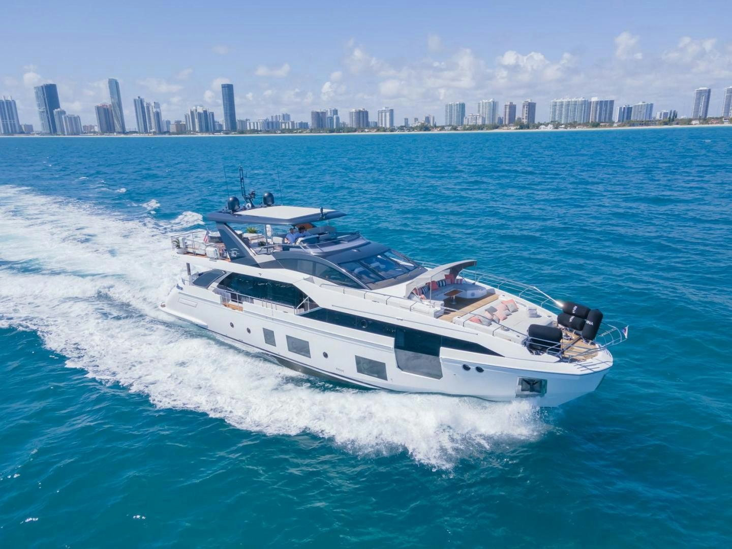 a boat on the water aboard RINA Yacht for Sale