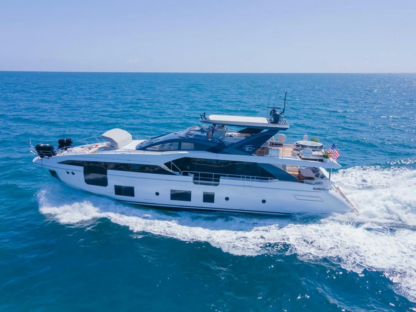 a boat on the water aboard RINA Yacht for Sale