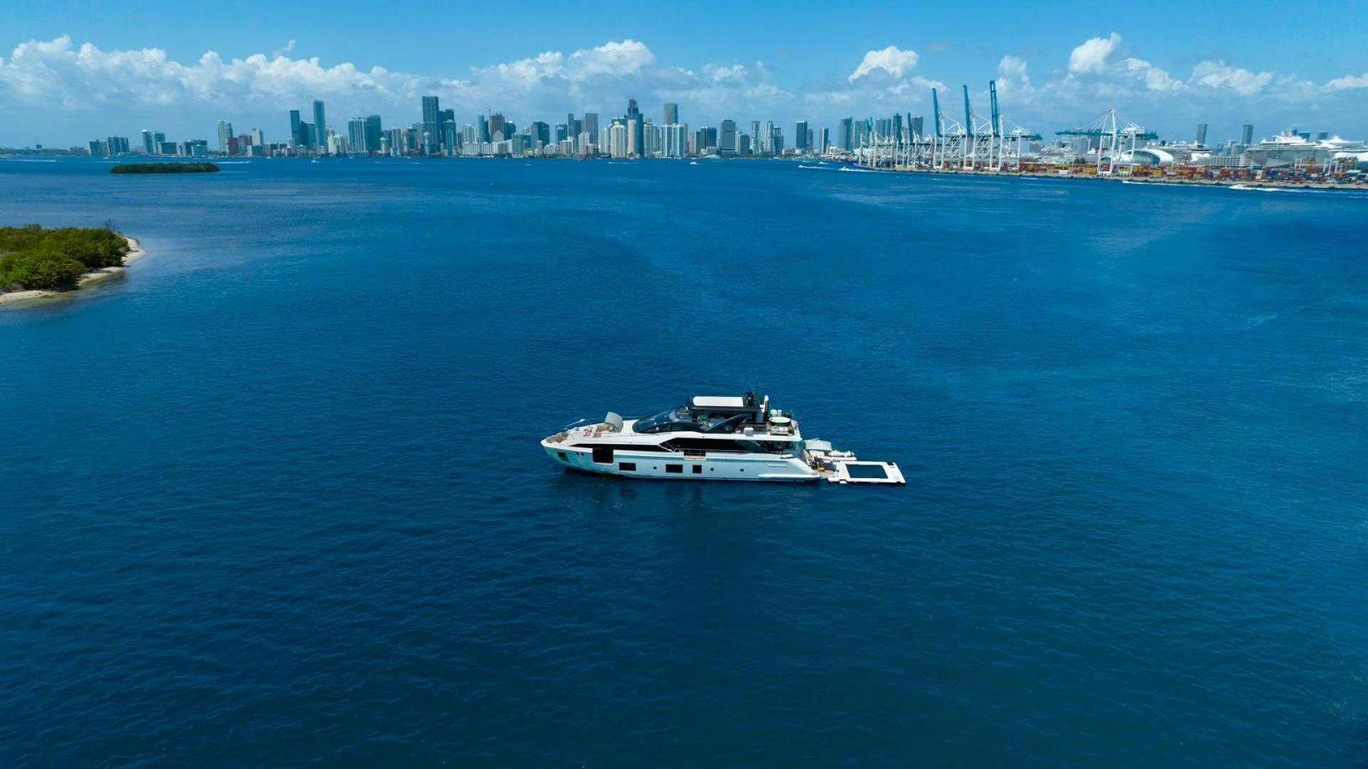 a boat in the water aboard RINA Yacht for Sale
