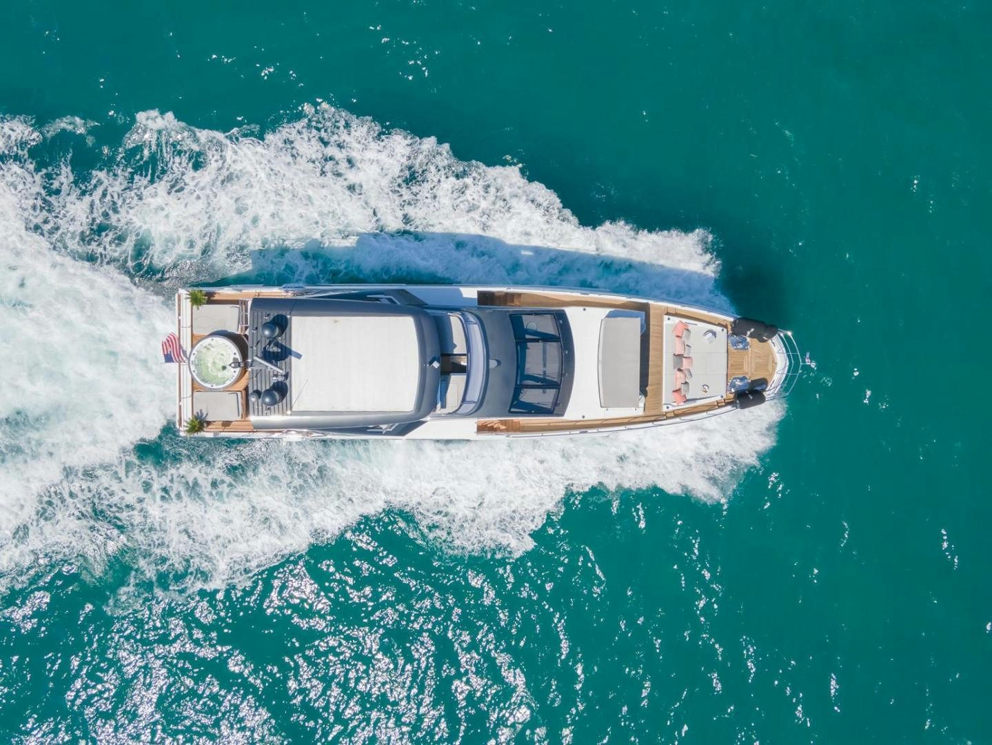 a boat in the water aboard RINA Yacht for Sale