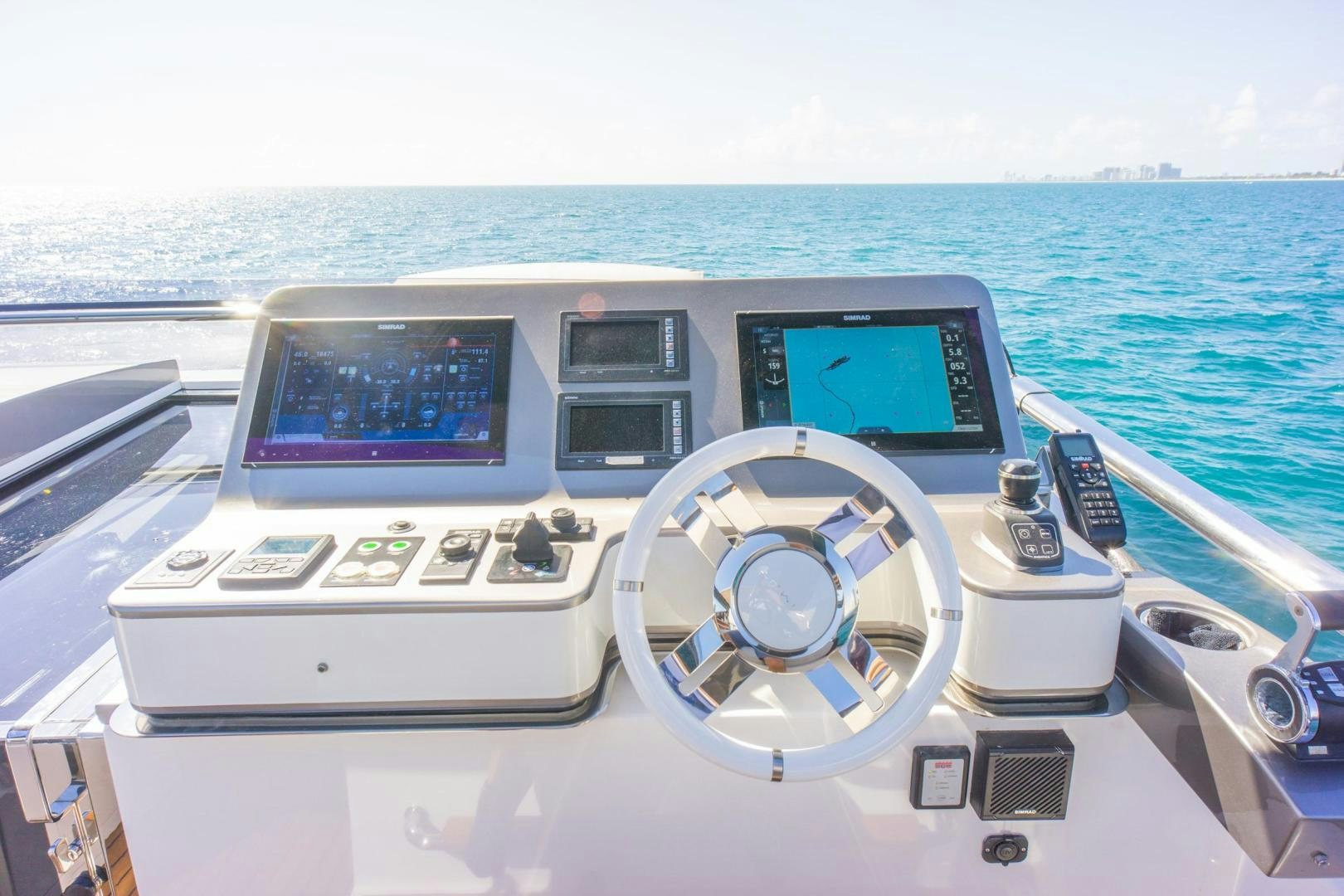 a boat on the water aboard RINA Yacht for Sale