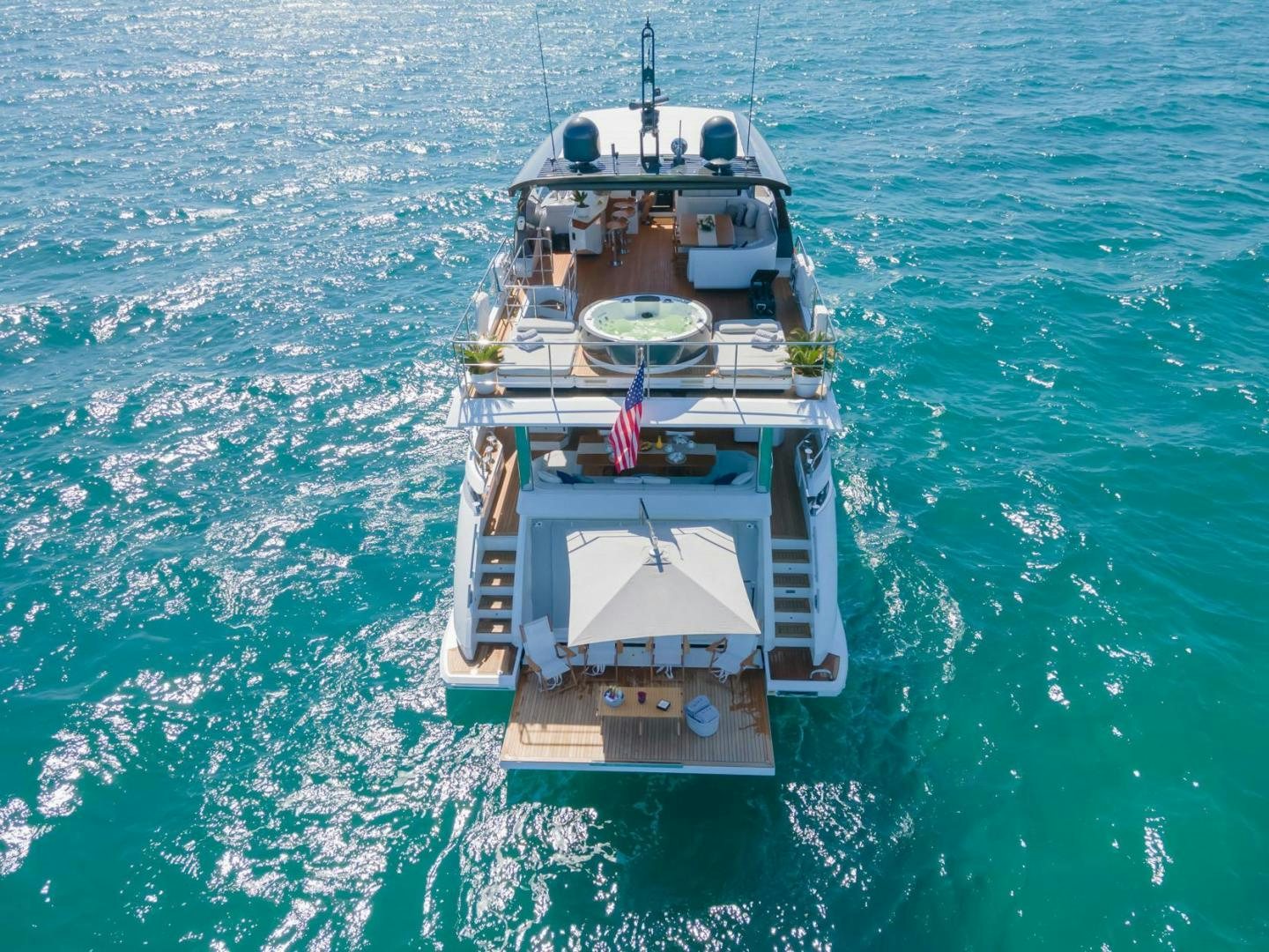 a ship in the water aboard RINA Yacht for Sale