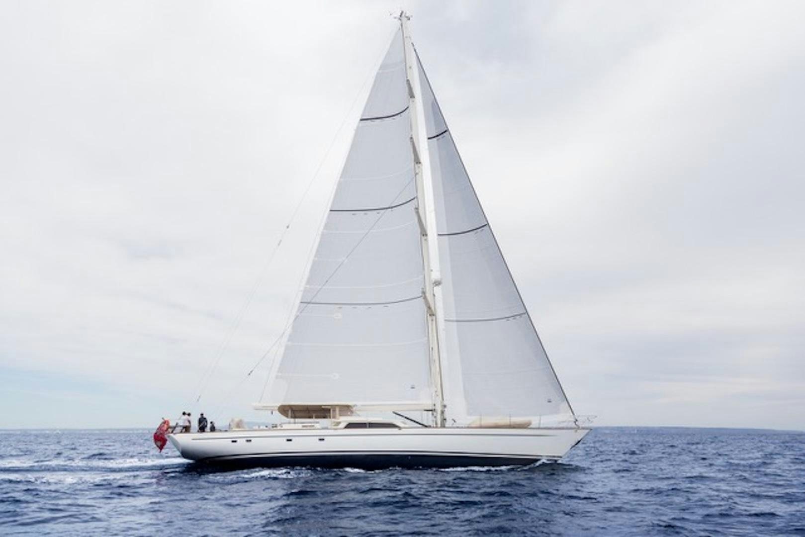 a sailboat on the water aboard WAVELENGTH Yacht for Sale