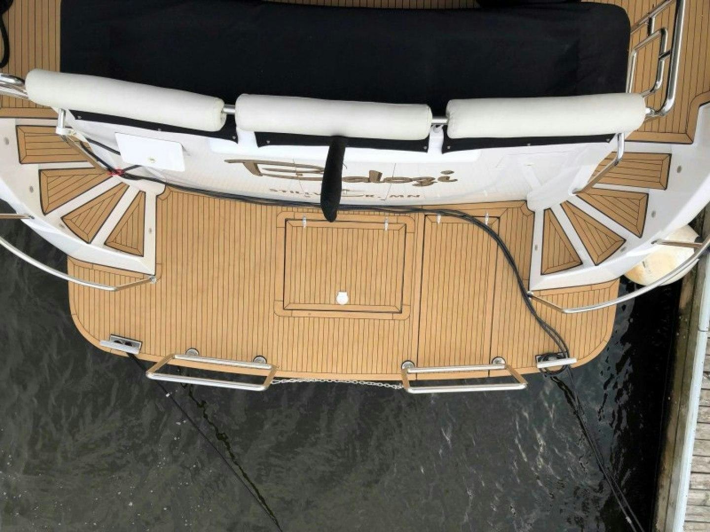 a wooden box with a handle aboard BALOZI Yacht for Sale