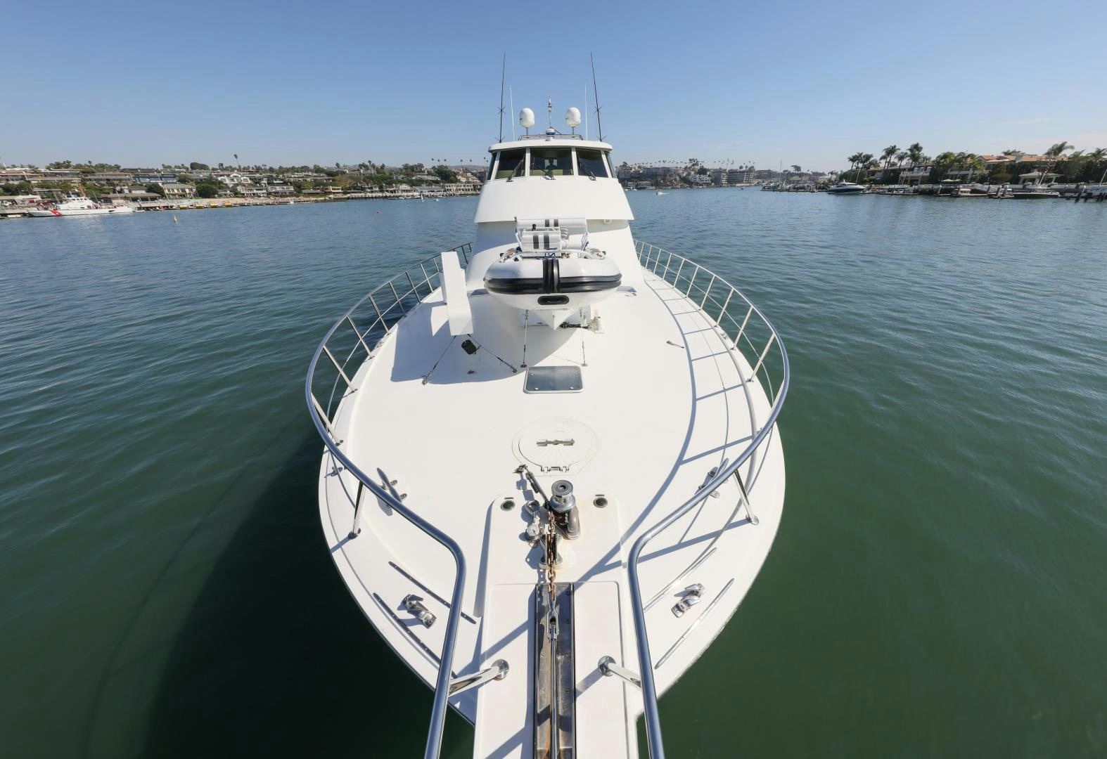 a large white boat in the water aboard FELINA Yacht for Sale
