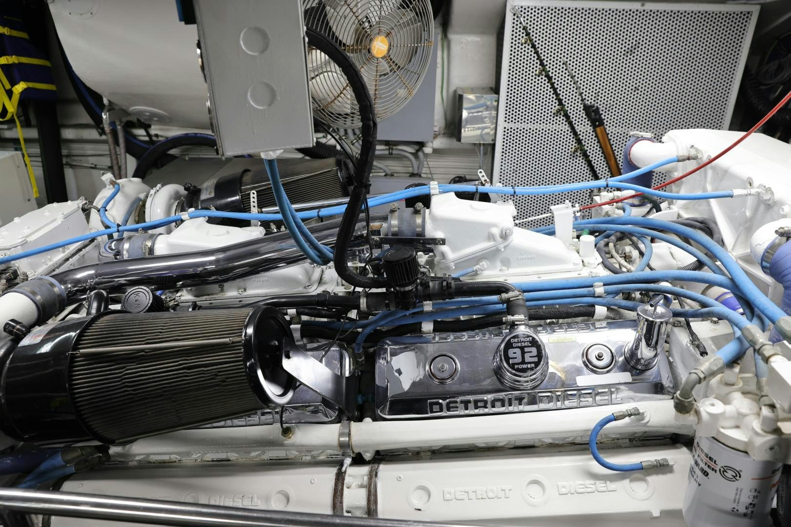 close-up of a machine aboard FELINA Yacht for Sale